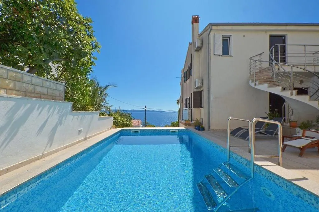 Apartment In Seget Vranjica With Sea View, Balcony, Air Conditioning, Wifi 91-3