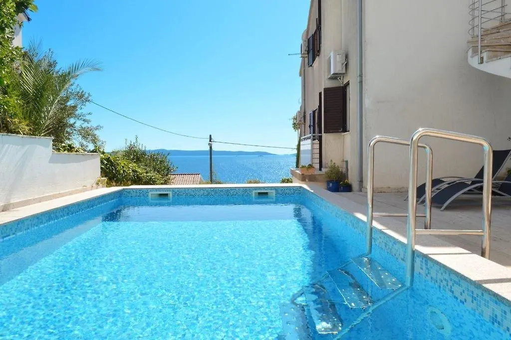 Apartment In Seget Vranjica With Sea View, Balcony, Air Conditioning, Wifi 91-3